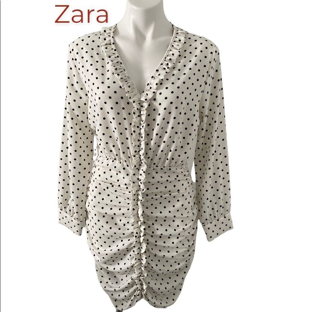 Zara PolkaDot Evening Dress